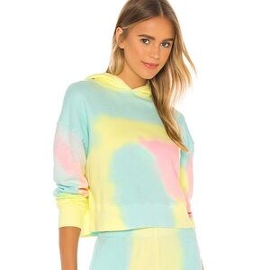 Frankies Bikinis Rainbow Burl Sweatshirt